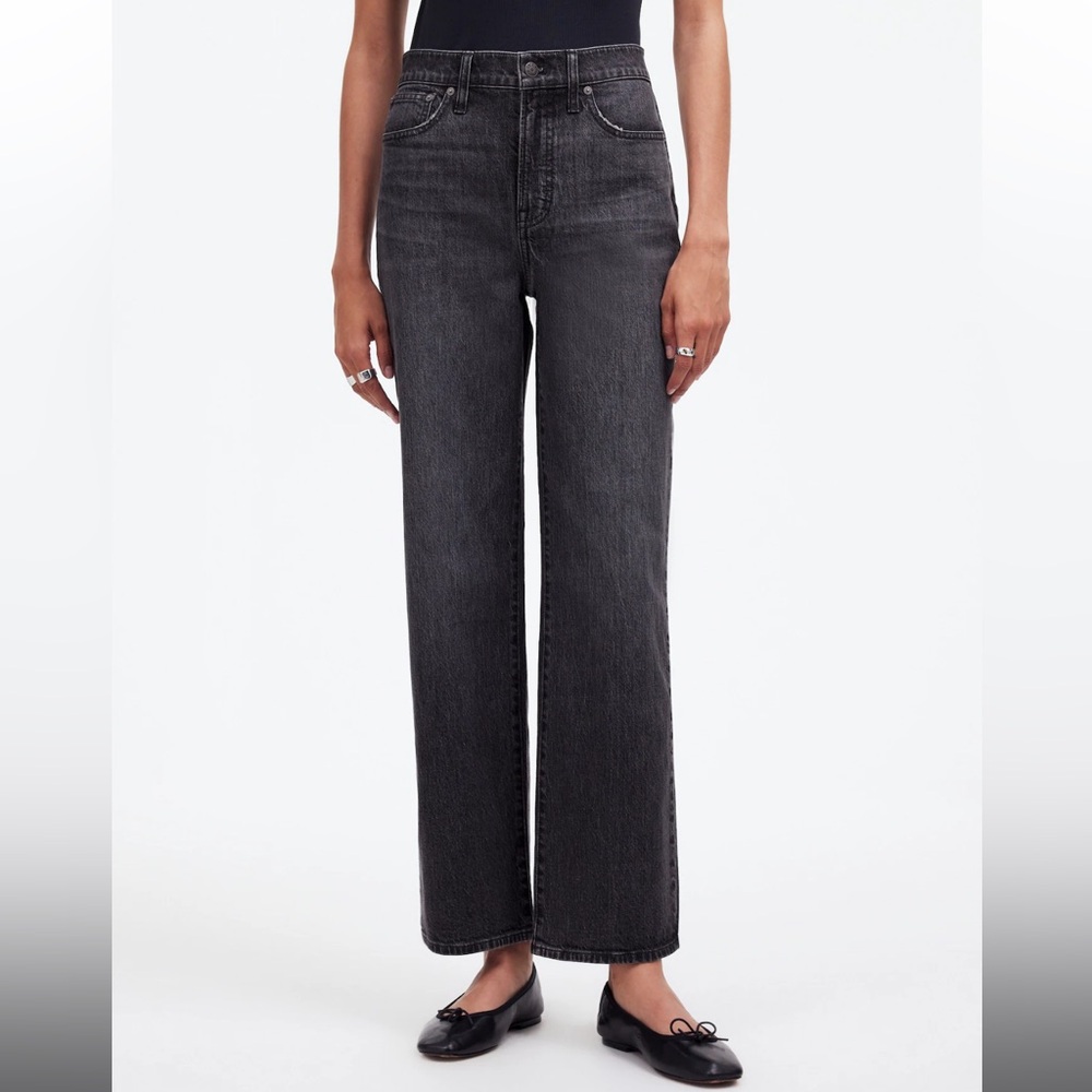 NWT Madewell The Perfect Vintage Wide-Leg Crop Jean